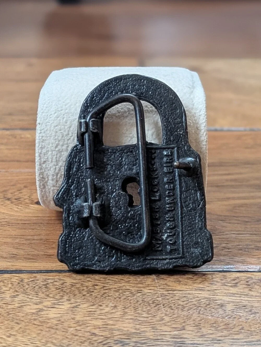 Master Lock Vintage Brass Belt Buckle (OS)